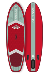Ari'i Nui H Lite Bullet 9'6" Inflatable Stand Up Paddle Board - Moss/Red - Save £150-Paddle Boarding-troggs.com