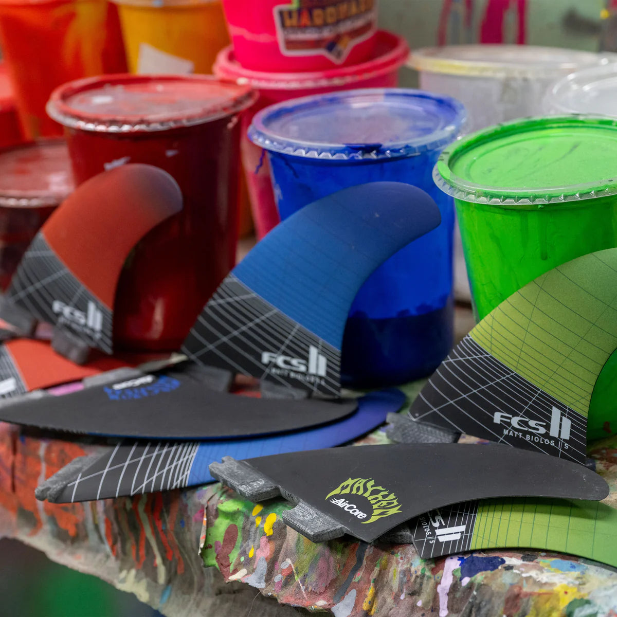 FCS 2 Matt Biolos PCC Tri Quad Fins