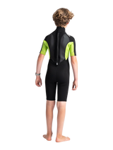 C-Skins Junior Element 3/2 Shorty - Black/Lime/Multi