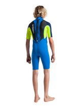 C-Skins Junior Element 3/2 Shorty - Cyan/Yellow/Navy