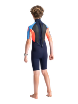 C-Skins Junior Element 3/2 Shorty - Slate/Orange/Blue