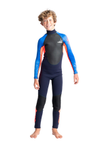 C-Skins Junior Element 3/2 Wetsuit - Slate/Red/Blue Tie-Dye