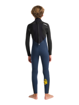 C-Skins Junior NuWave Legend 4/3 Wetsuit - Bluestone/Slate/Multi