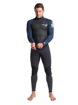 C-Skins Mens Element 3/2 Wetsuit - Anthracite/Slate/Lime