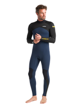 C-Skins Mens NuWave Legend 4/3 Wetsuit - Bluestone/Black/Saffron