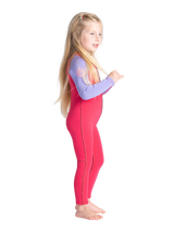 C-Skins Toddler C-Kid Front Zip Wetsuit - Coral/Lilac/Bright Coral