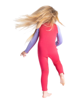 C-Skins Toddler C-Kid Front Zip Wetsuit - Coral/Lilac/Bright Coral