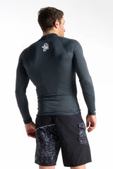 C-Skins UV Basics Long Sleeve Rash Vest - Anthracite-Rash Vests & Thermal Vests-troggs.com