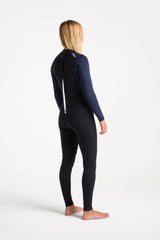 C-Skins Womens NuWave Element 3/2 Wetsuit - Black/Slate/Saffron-Womens Wetsuits-troggs.com