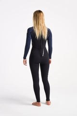 C-Skins Womens NuWave Element 3/2 Wetsuit - Black/Slate/Saffron-Womens Wetsuits-troggs.com