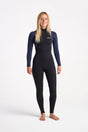 C-Skins Womens NuWave Element 3/2 Wetsuit - Black/Slate/Saffron-Womens Wetsuits-troggs.com