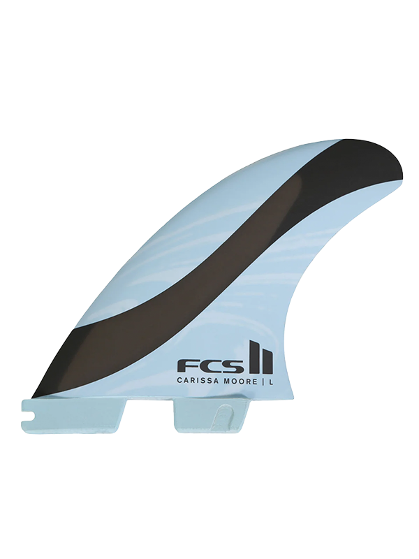 FCS 2 Carissa Moore PC Thruster Fins - Blue/Black