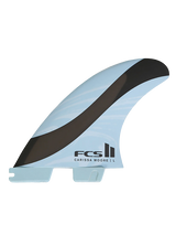 FCS 2 Carissa Moore PC Thruster Fins - Blue/Black