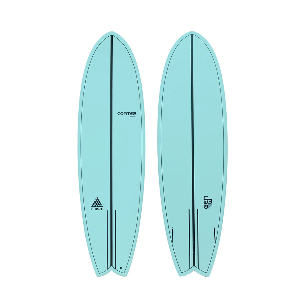 Cortez Prism Gen-3 Cubin Surfboard Futures - Blue