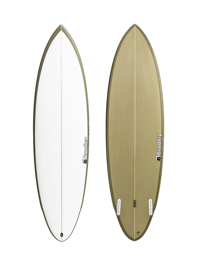 Christiaan Bradley Hossego2 6'0 Surfboard Futures - Olive Green