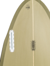 Christiaan Bradley Hossego2 6'0 Surfboard Futures - Olive Green