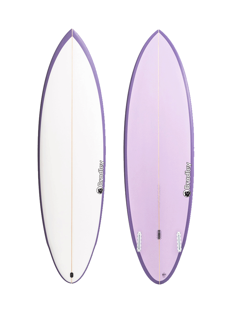 Christiaan Bradley Hossego2 6'6 Surfboard Futures - Purple