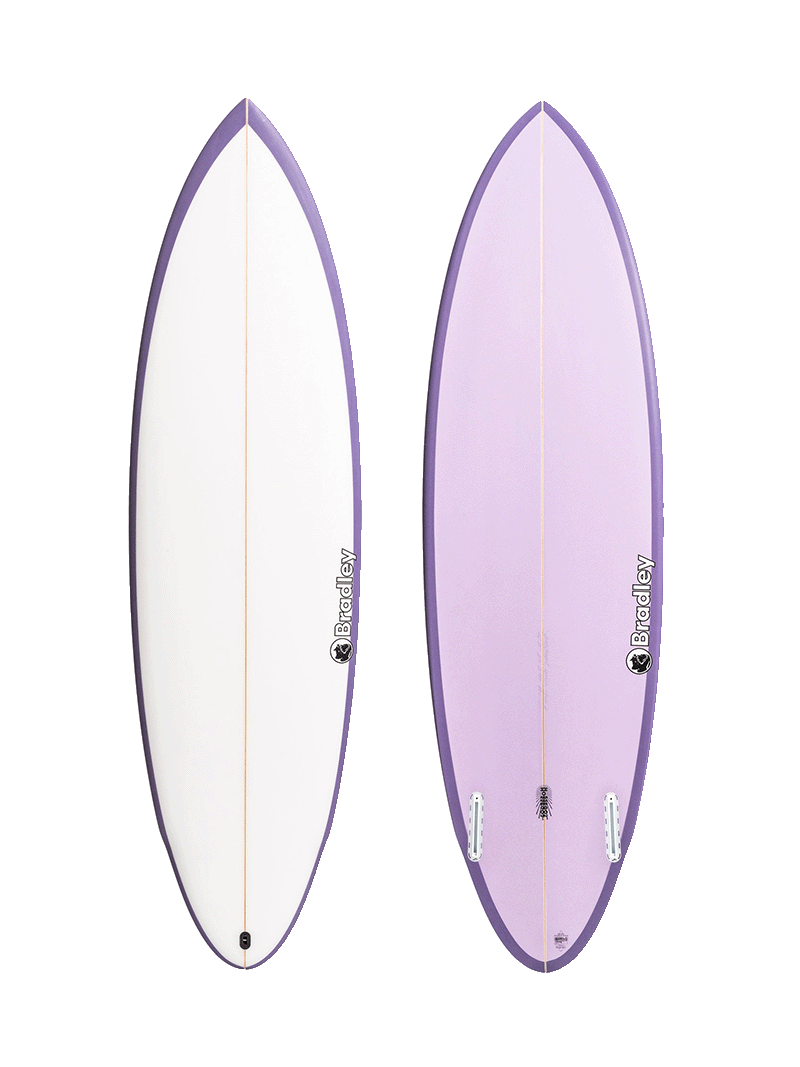 Christiaan Bradley Hossego2 6'6 Surfboard Futures - Purple