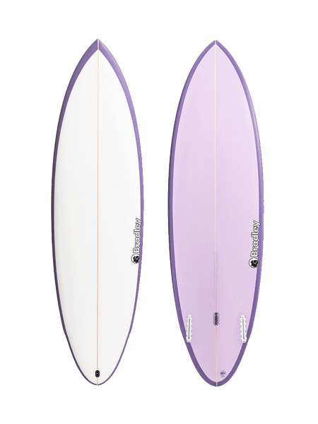 Christiaan Bradley Hossego2 6'6 Surfboard Futures - Purple