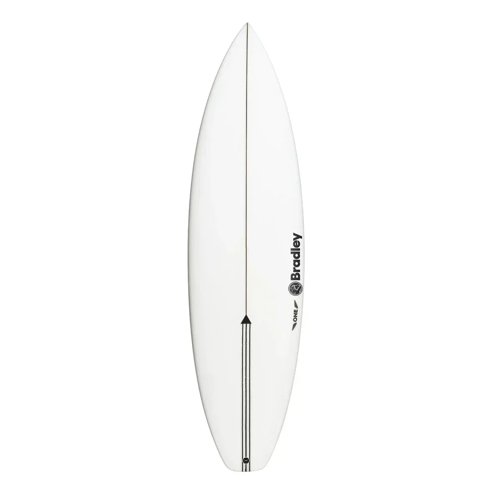 Christiaan Bradley The One 6ft 02 (34L) Surfboard Futures - White-Hardboards-troggs.com