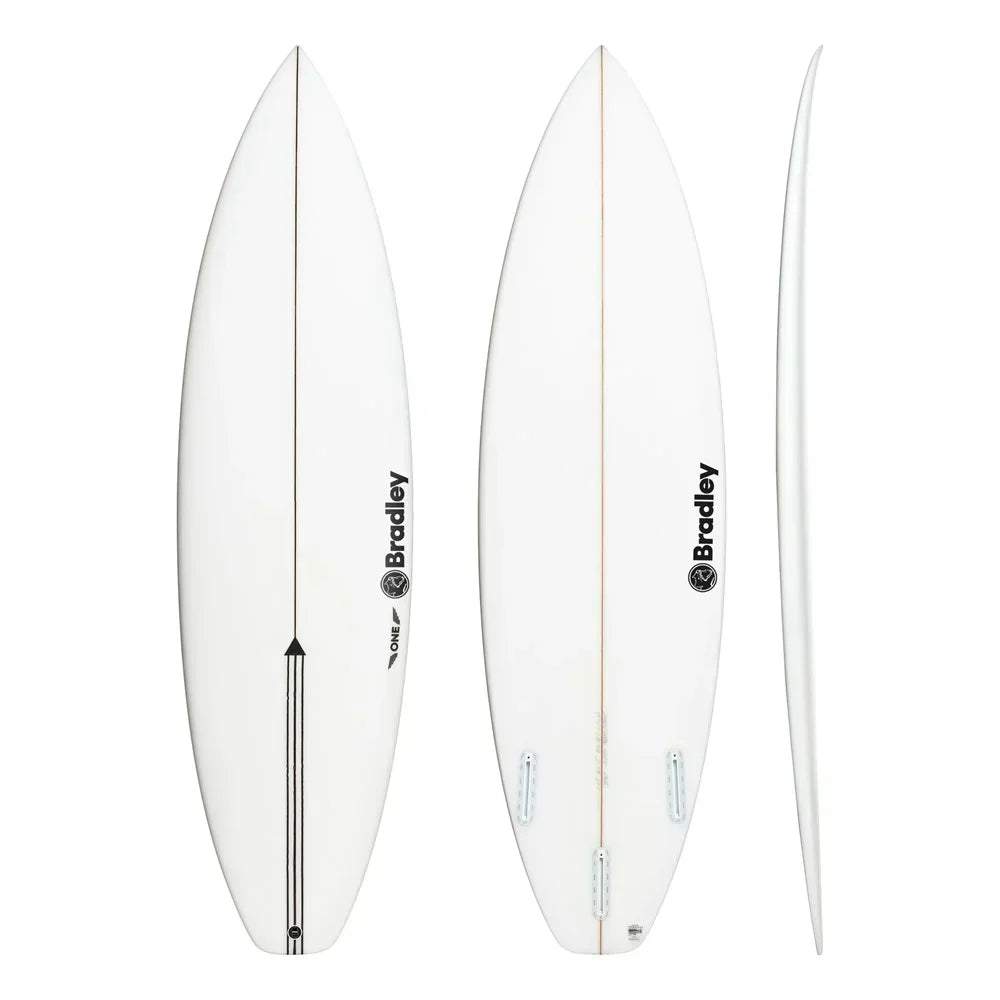 Christiaan Bradley The One 6ft 02 (34L) Surfboard Futures - White-Hardboards-troggs.com