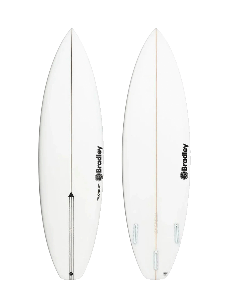 Christiaan Bradley The One 6ft 03 (31.9L) Surfboard Futures - White