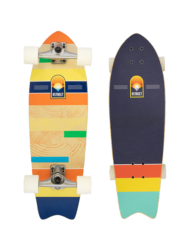 D-Street Coda 29in Surf Skate - Multi
