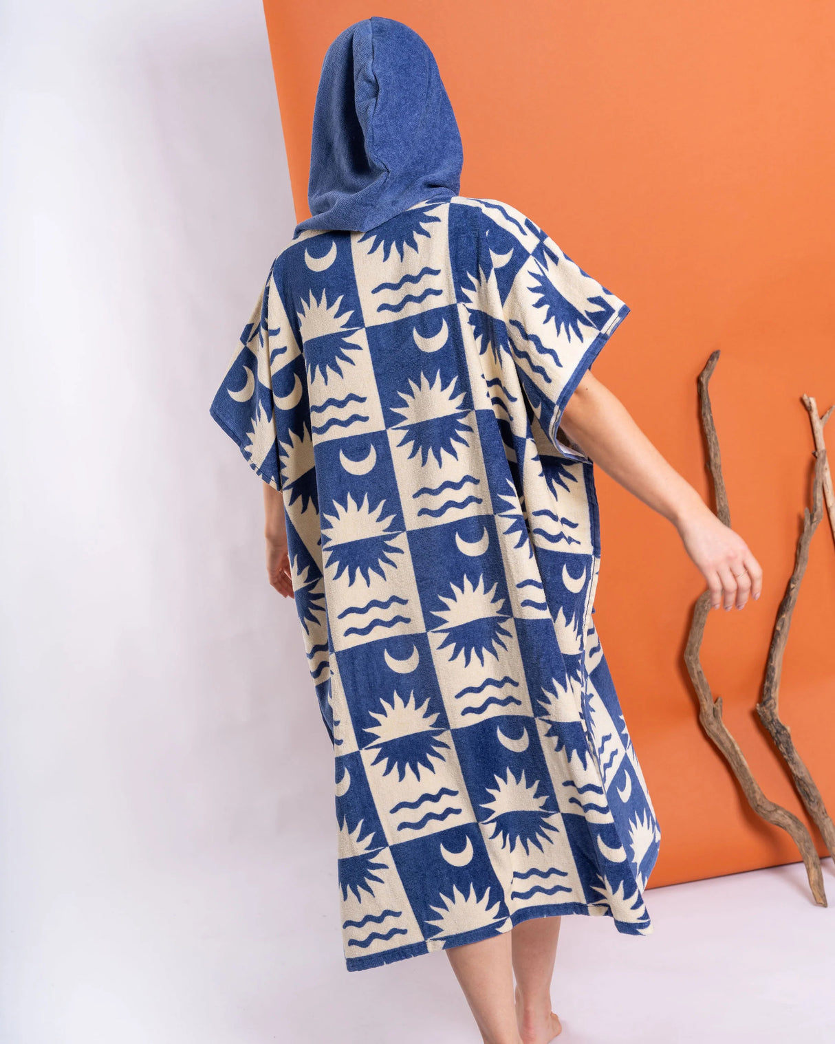 Saltrock Equinox Towelling Poncho - Dark Blue