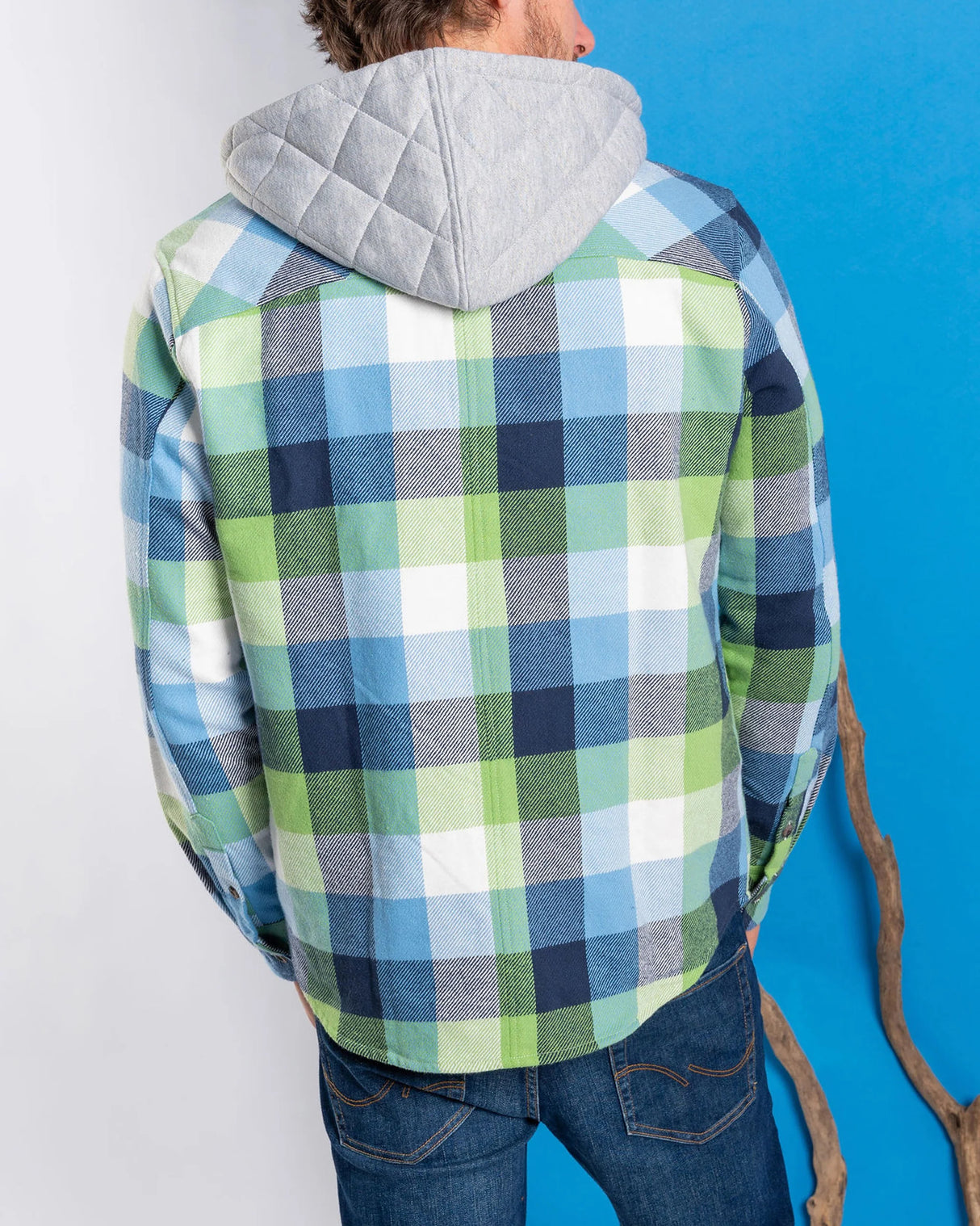 Saltrock Beale Hooded Flannel Shirt