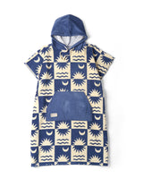 Saltrock Equinox Towelling Poncho - Dark Blue