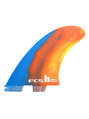 FCS 2 MR PC Twin + Stabilizer Fins - XLarge