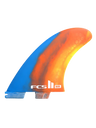 FCS 2 MR PC Twin + Stabilizer Fins - XLarge