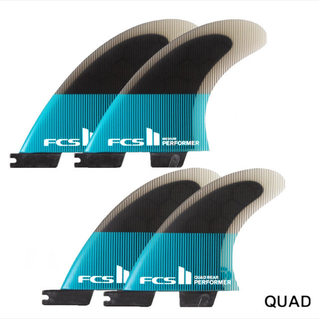 FCS2 PERFORMER Quad Fin M FCS II Performer PC Quad Fins - FCS UK