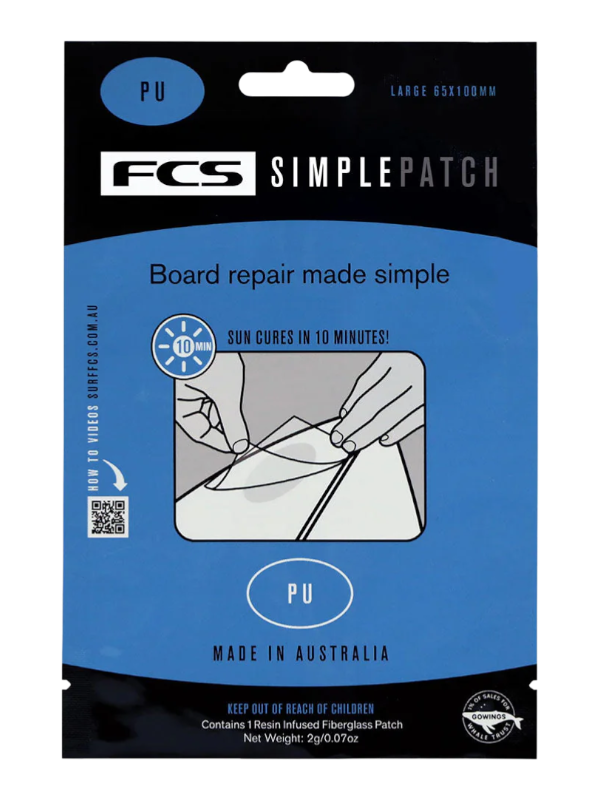 FCS Simple Patch Surfboard Repair Patch
