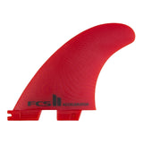 FCS 2  Accelerator Neo Glass EcoBlend Thruster Fins - Red