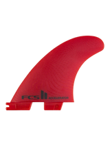 FCS 2  Accelerator Neo Glass EcoBlend Thruster Fins - Red