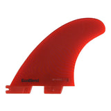 FCS 2  Accelerator Neo Glass EcoBlend Thruster Fins - Red