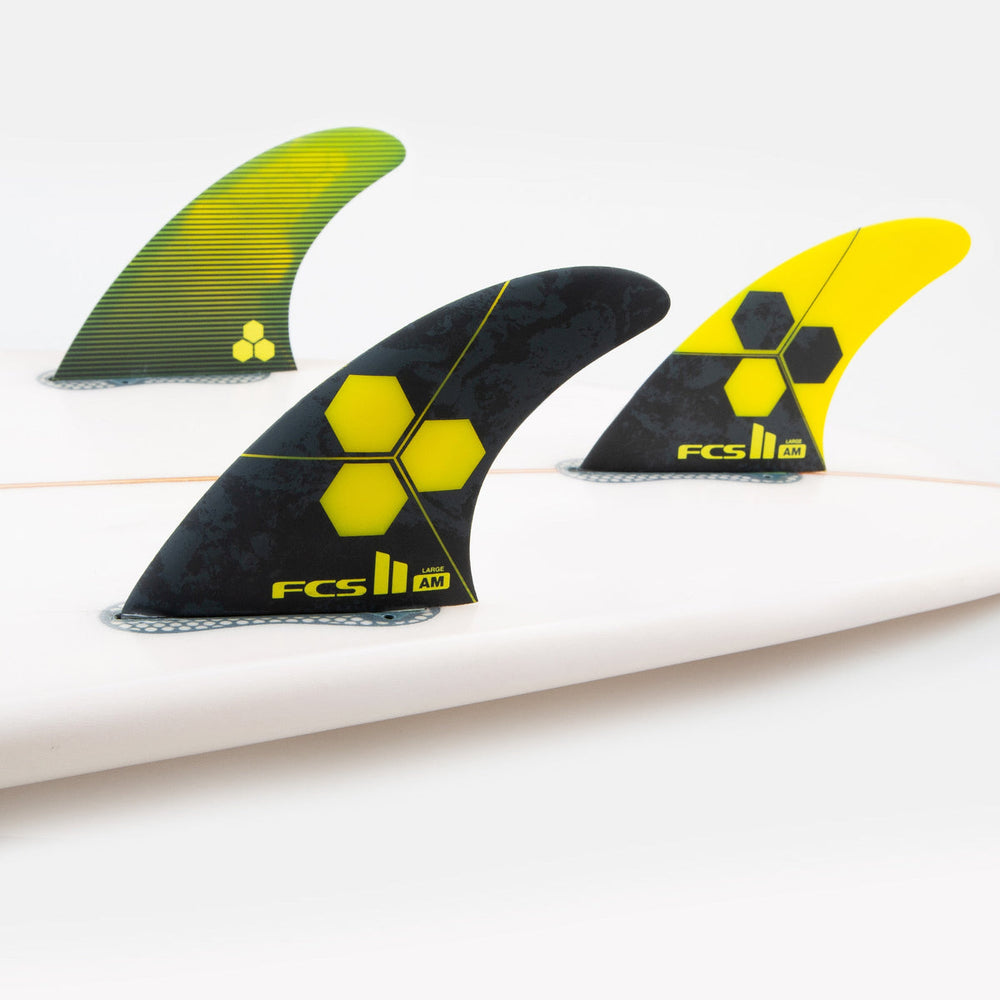 FCS 2 Al Merrick PG Carver Thruster Fins - Yellow