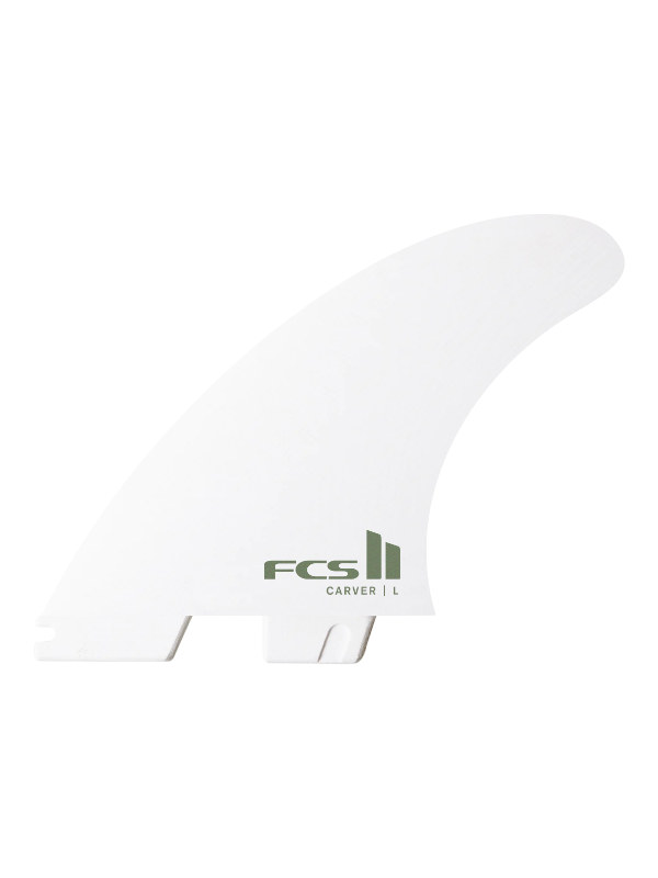 FCS 2 Carver Performance Core Thruster Fins - White