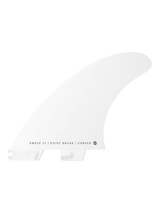 FCS 2 Carver Performance Core Thruster Fins - White