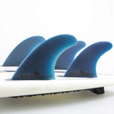 FCS 2 Performer Neo Glass EcoBlend Tri Quad Fins - Pacific