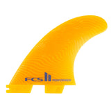 FCS 2  Performer Neo Glass EcoBlend Thruster Fins - Mango