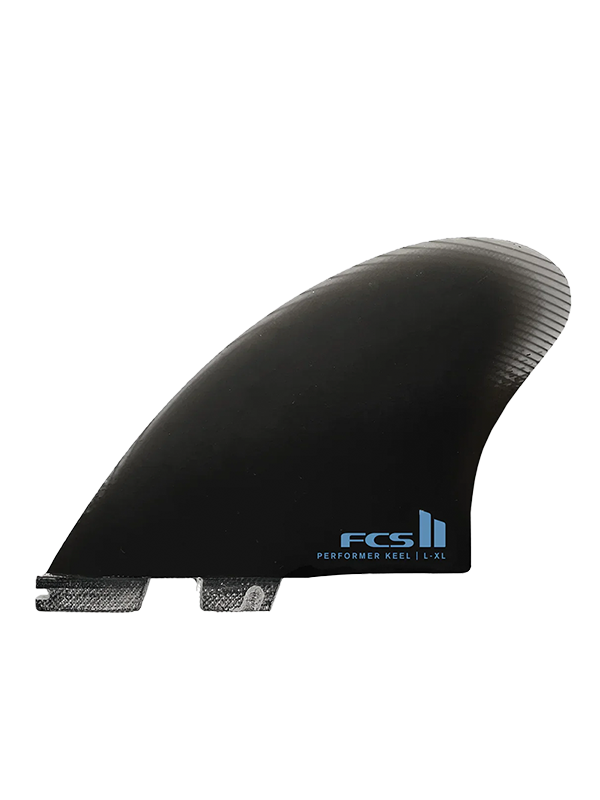 FCS 2 Performer Keel PG Twin Fins - Black
