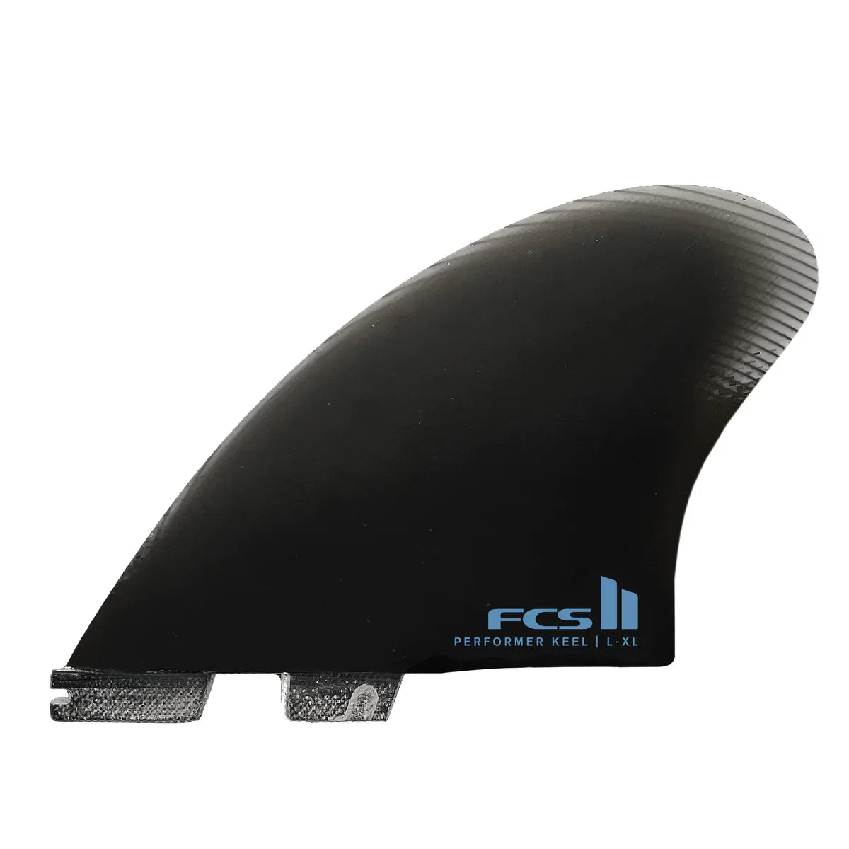 FCS 2 Performer Keel PG Twin Fins - Black