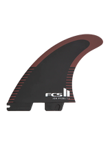 FCS 2 Pyzel PC Aircore Thruster Fins - Black/Shiraz