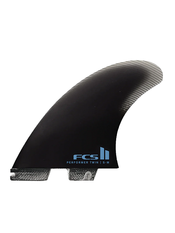 FCS 2 Performer PG Twin +1  Fins - Black