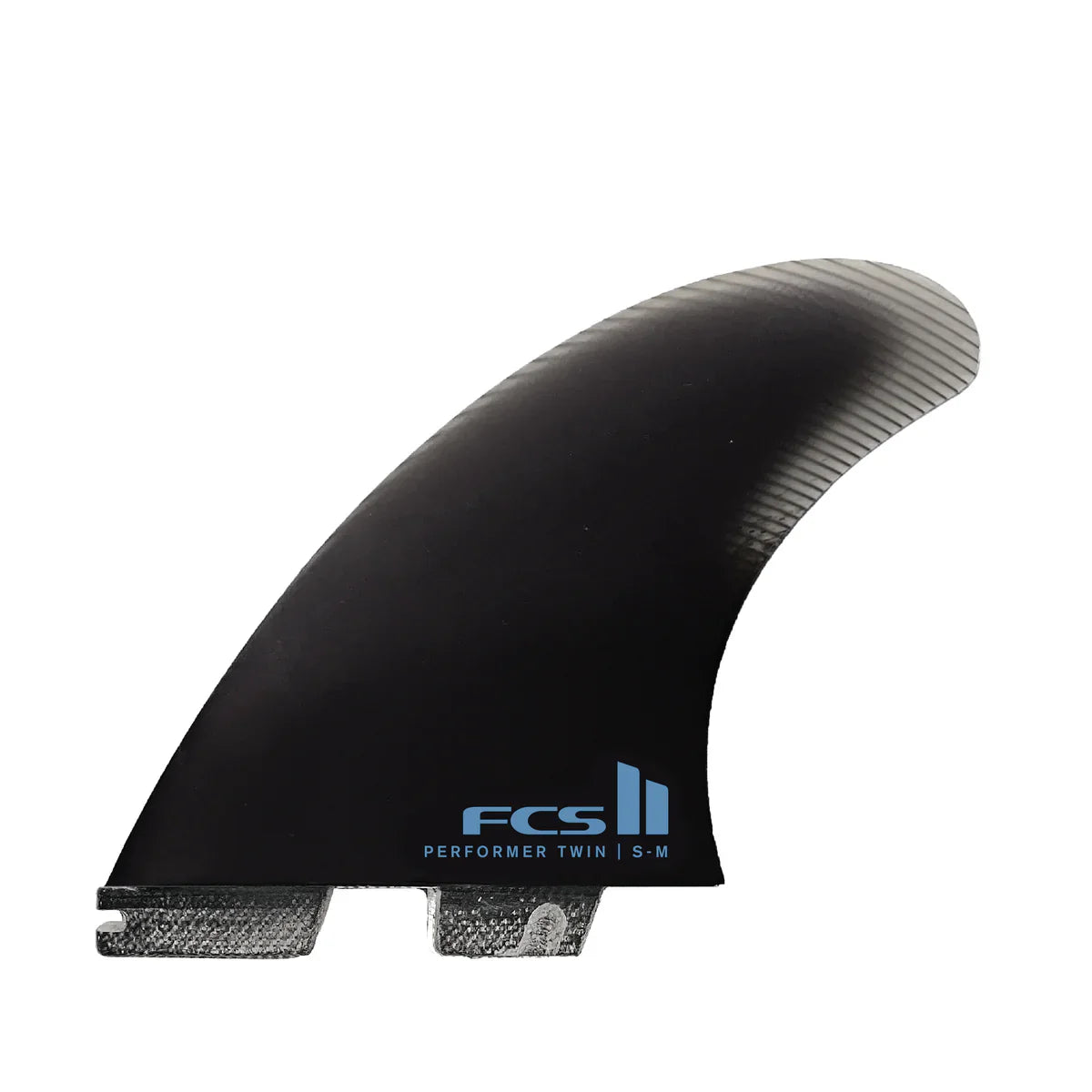 FCS 2 Performer PG Twin +1  Fins - Black