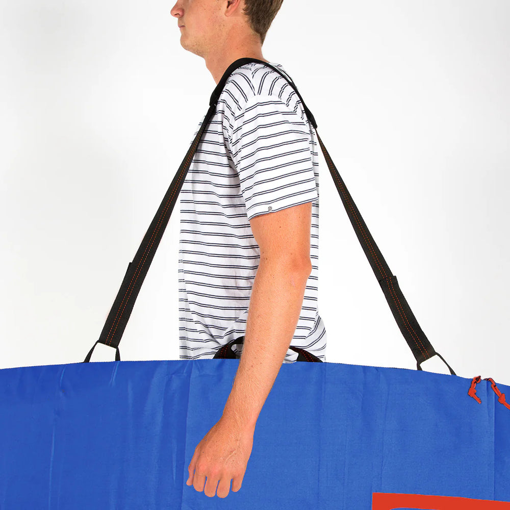 FCS Classic All Purpose Board Cover - Steel Blue/White