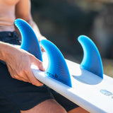 FCS 2 Performer Neo Glass EcoBlend Tri Quad Fins - Pacific