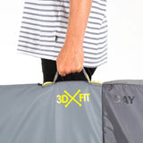 FCS Day Long Board Cover - Steel Grey/Warm Grey